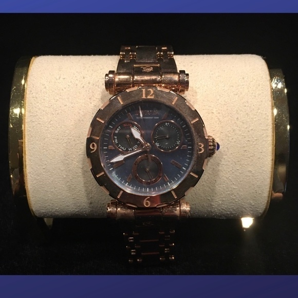 Invicta SUBAQUA BRACELET WATCH 24429 ROSE GOLD/BLUE MOP, NWOB - Picture 1 of 6